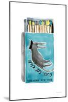 Cool Cat Club Matches II Teal-Mercedes Lopez Charro-Mounted Art Print