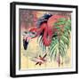 Cool Flamingoes-James Mazzotta-Framed Giclee Print