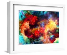 Cool Fractal Paint-agsandrew-Framed Art Print