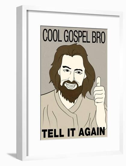 Cool Gospel Bro Poster-null-Framed Poster