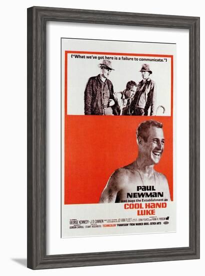 Cool Hand Luke, 1967-null-Framed Art Print