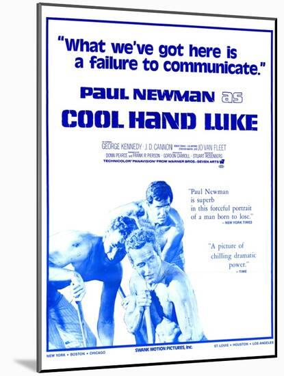 Cool Hand Luke, 1967-null-Mounted Art Print