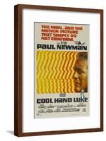 Cool Hand Luke, Australian Movie Poster, 1967-null-Framed Art Print