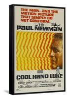 Cool Hand Luke, Australian Movie Poster, 1967-null-Framed Stretched Canvas