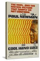 Cool Hand Luke, Australian Movie Poster, 1967-null-Stretched Canvas