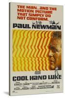 Cool Hand Luke, Australian Movie Poster, 1967-null-Stretched Canvas