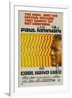 Cool Hand Luke, Australian Movie Poster, 1967-null-Framed Art Print