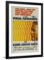 Cool Hand Luke, Australian Movie Poster, 1967-null-Framed Art Print