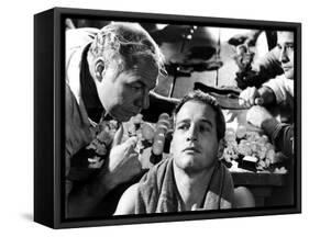 Cool Hand Luke, George Kennedy, Paul Newman, Lou Antonio, 1967-null-Framed Stretched Canvas