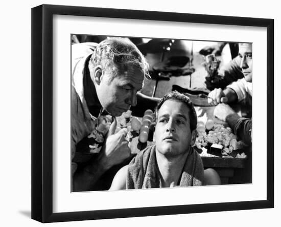 Cool Hand Luke, George Kennedy, Paul Newman, Lou Antonio, 1967-null-Framed Photo