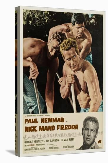 Cool Hand Luke, Italian Movie Poster, 1967-null-Stretched Canvas