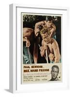 Cool Hand Luke, Italian Movie Poster, 1967-null-Framed Art Print