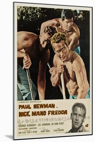 Cool Hand Luke, Italian Movie Poster, 1967-null-Mounted Art Print