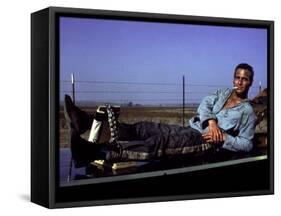 Cool Hand Luke, Paul Newman, 1967, Leg Irons-null-Framed Stretched Canvas