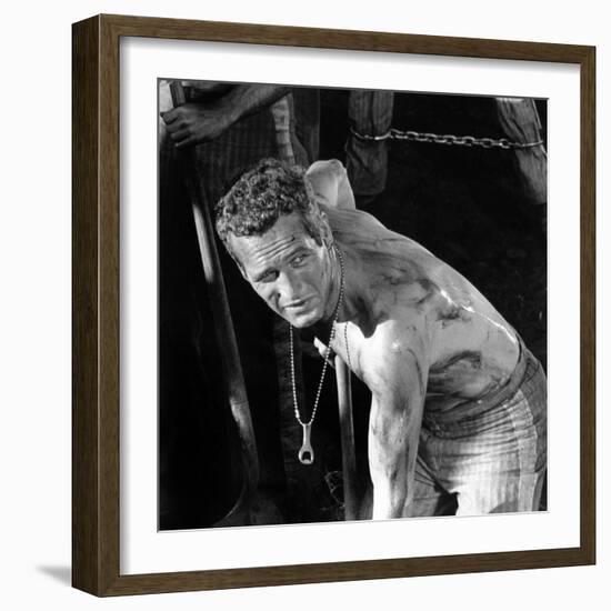 Cool Hand Luke, Paul Newman , 1967-null-Framed Photo