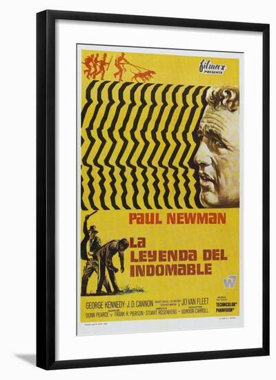 Cool Hand Luke, Spanish Movie Poster, 1967-null-Framed Art Print