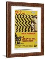 Cool Hand Luke, Spanish Movie Poster, 1967-null-Framed Art Print