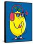 Cool Lemon Character Vector Design for Kids Tee Shirt-braingraph-Framed Stretched Canvas