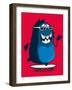 Cool Monster Graphic-braingraph-Framed Art Print