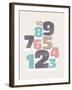 Cool Numbers-Max Carter-Framed Giclee Print