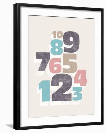 Cool Numbers-Max Carter-Framed Giclee Print