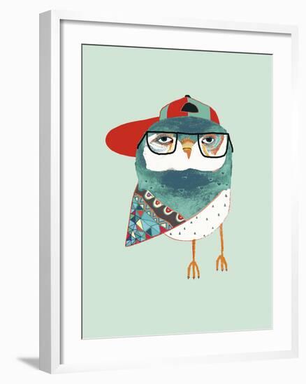 Cool Owl-Ashley Percival-Framed Giclee Print