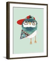 Cool Owl-Ashley Percival-Framed Giclee Print