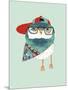 Cool Owl-Ashley Percival-Mounted Giclee Print