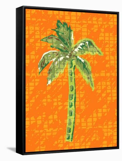 Cool Palm I-Nicholas Biscardi-Framed Stretched Canvas