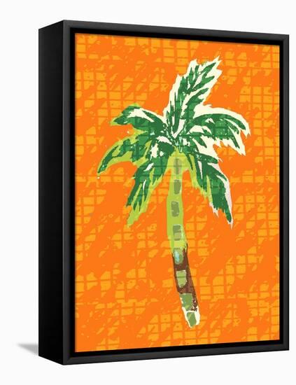 Cool Palm II-Nicholas Biscardi-Framed Stretched Canvas