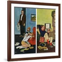 "Cool Record," February 10, 1962-Amos Sewell-Framed Giclee Print