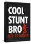 Cool Stunt Bro Skateboarding Poster-null-Framed Poster