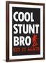 Cool Stunt Bro Skateboarding-null-Framed Art Print