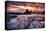 Cool Sunset over Rocks II-Nish Nalbandian-Stretched Canvas