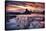 Cool Sunset over Rocks II-Nish Nalbandian-Stretched Canvas
