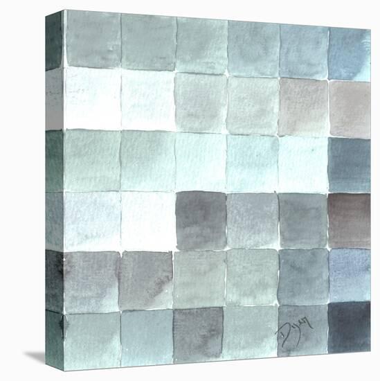 Cool Tiles 2-Beverly Dyer-Stretched Canvas