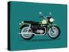 Cool Vector Classic Design Street Cruiser Motorcycle in Trendy Flat Design, Isolated. Classic Retro-Mascha Tace-Stretched Canvas
