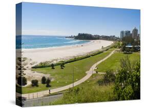 Coolangatta Beach and Town Panoramic, Gold Coast, Queensland, Australia, Pacifc-Matthew Williams-Ellis-Stretched Canvas