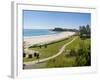 Coolangatta Beach and Town Panoramic, Gold Coast, Queensland, Australia, Pacifc-Matthew Williams-Ellis-Framed Photographic Print