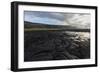 Cooled Lava Flow Creates Complex Patterns Along Shoreline, Big Island, Hawaii-James White-Framed Photographic Print