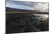 Cooled Lava Flow Creates Complex Patterns Along Shoreline, Big Island, Hawaii-James White-Mounted Photographic Print