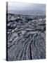 Cooled Lava from Recent Eruption, Kilauea Volcano, Hawaii Volcanoes National Park, Island of Hawaii-Ethel Davies-Stretched Canvas
