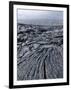 Cooled Lava from Recent Eruption, Kilauea Volcano, Hawaii Volcanoes National Park, Island of Hawaii-Ethel Davies-Framed Photographic Print