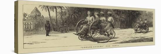 Coolie-Cycles for India-null-Stretched Canvas