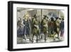 Coolies at Hong Kong, in Wet Weather, C1875-null-Framed Giclee Print