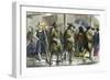 Coolies at Hong Kong, in Wet Weather, C1875-null-Framed Giclee Print