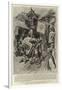 Coolies Carrying Supplies for Chinese Troops-Charles Edwin Fripp-Framed Giclee Print