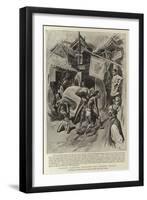 Coolies Carrying Supplies for Chinese Troops-Charles Edwin Fripp-Framed Giclee Print