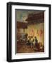 'Coolies Reading a Proclamation, Macao', c1840-George Chinnery-Framed Giclee Print