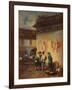 'Coolies Reading a Proclamation, Macao', c1840-George Chinnery-Framed Giclee Print